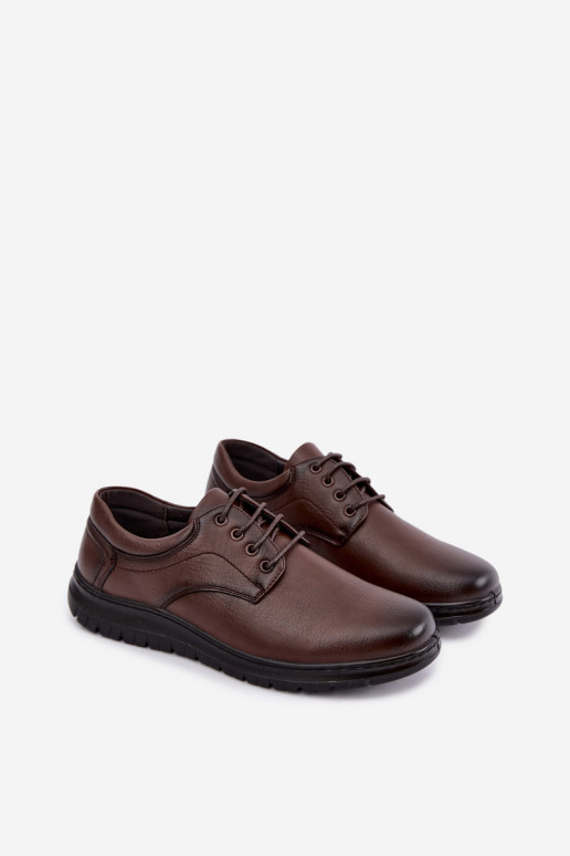 Donkerbruine heren schoenen Varell