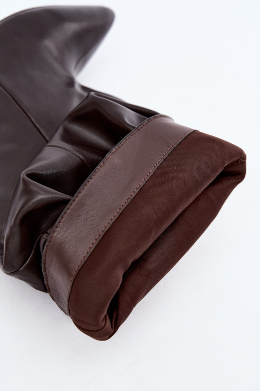 Persistent model Dameslaarzen Typu Slouchy met hakken CzekoladoIne Gelra