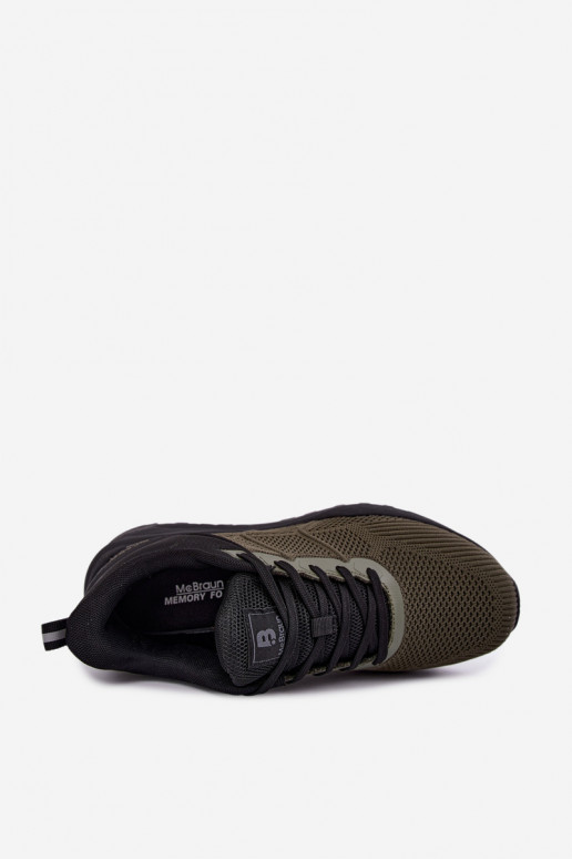 Heren sneakers in kaki Remel