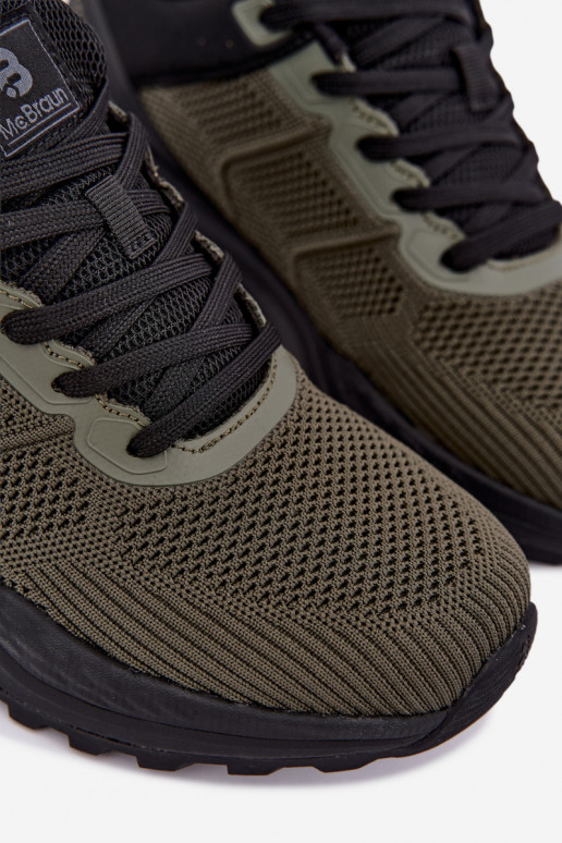 Heren sneakers in kaki Remel