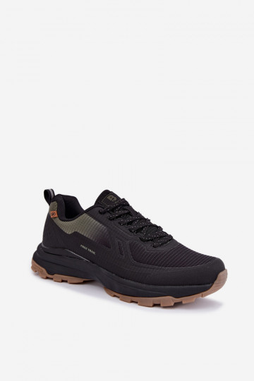 Heren sportieve schoenen Trekas groen-zwart CarroĮ
