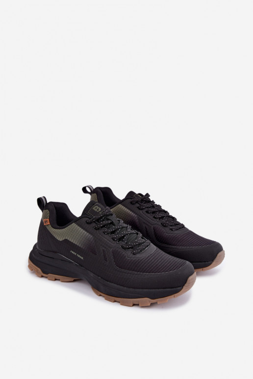 Heren sportieve schoenen Trekas groen-zwart CarroĮ