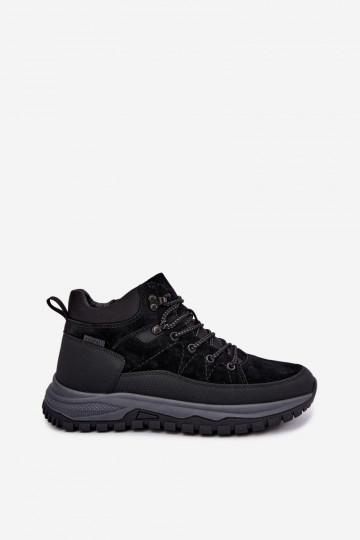 Heren geïsoleerde suede laarzen Big Star UU174246 zwart 2