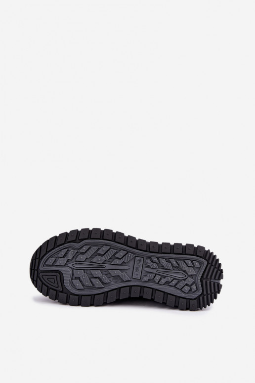 Heren geïsoleerde suede laarzen Big Star UU174246 zwart