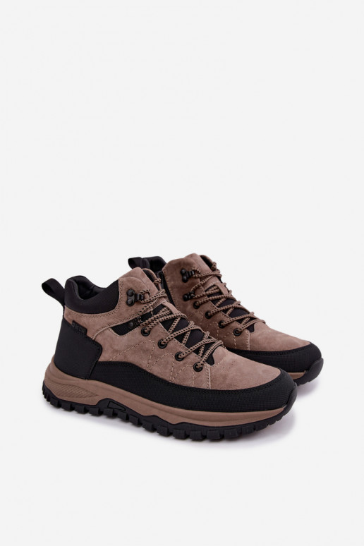 Heren geïsoleerde suede laarzen Big Star UU174247 zandkleurig