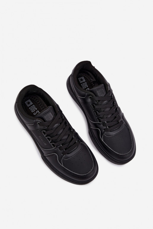 Heren sneakers Big Star UU174164 HI-Poly System zwart