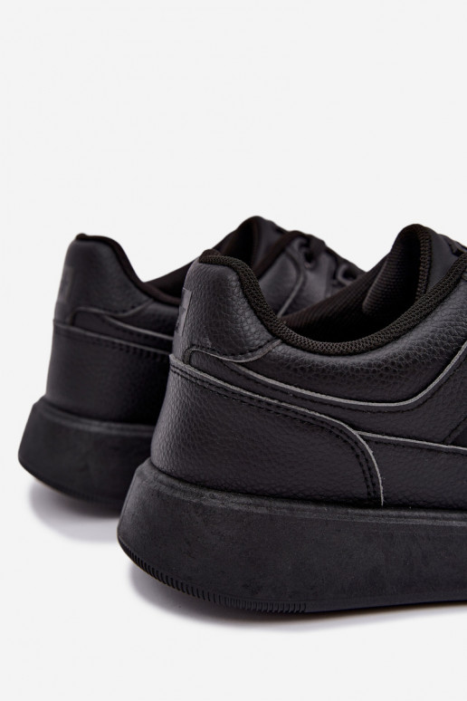 Heren sneakers Big Star UU174164 HI-Poly System zwart