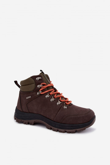 Heren wandelschoenen Big Star UU174195 HI-Poly System donkerbruin