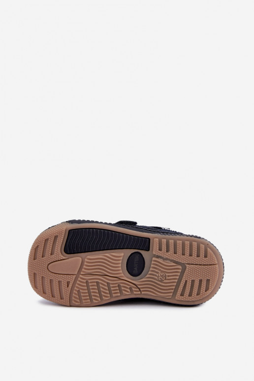 Donkerblauwe leren kinderschoenen Bartek 8631676