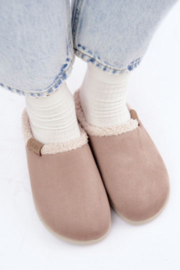 Dames slippers met isolatie Inblu ET000042 zandkleurig 2