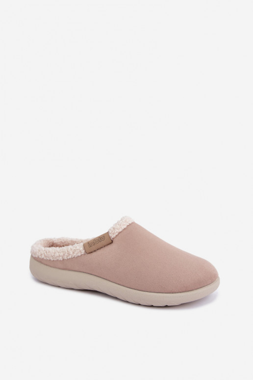 Dames slippers met isolatie Inblu ET000042 zandkleurig