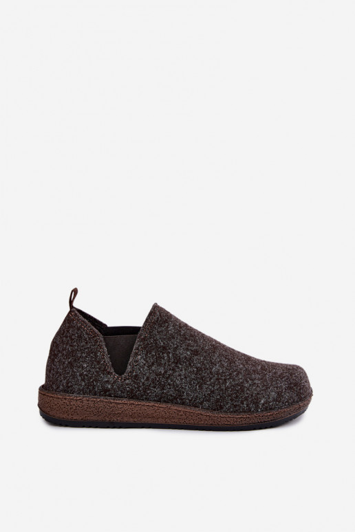 Dames huis schoenen Inblu NL000013 donkerbruin