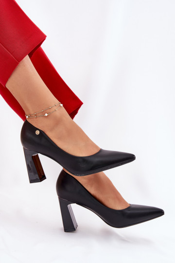 Elegante stijl hakken Vinceza 62221 in zwart