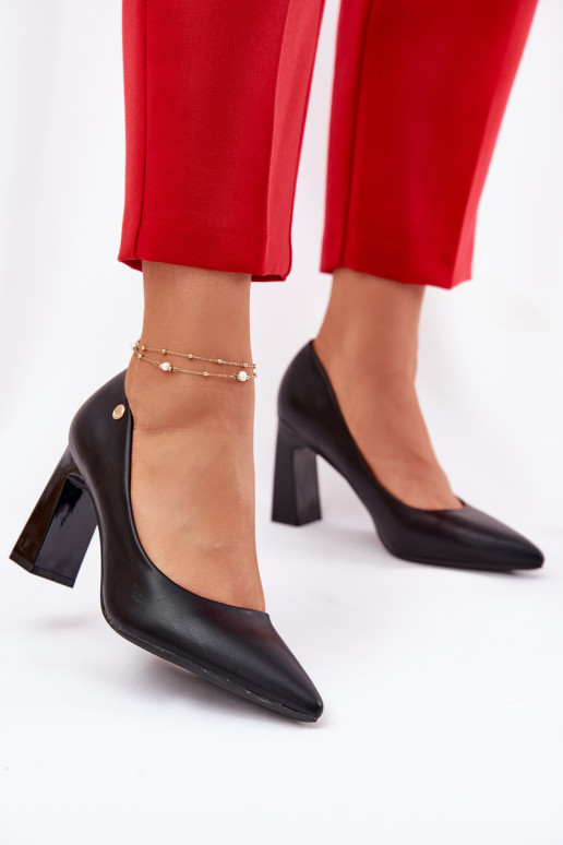 Elegante stijl hakken Vinceza 62221 in zwart