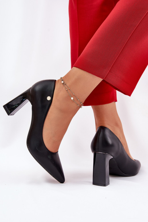 Elegante stijl hakken Vinceza 62221 in zwart