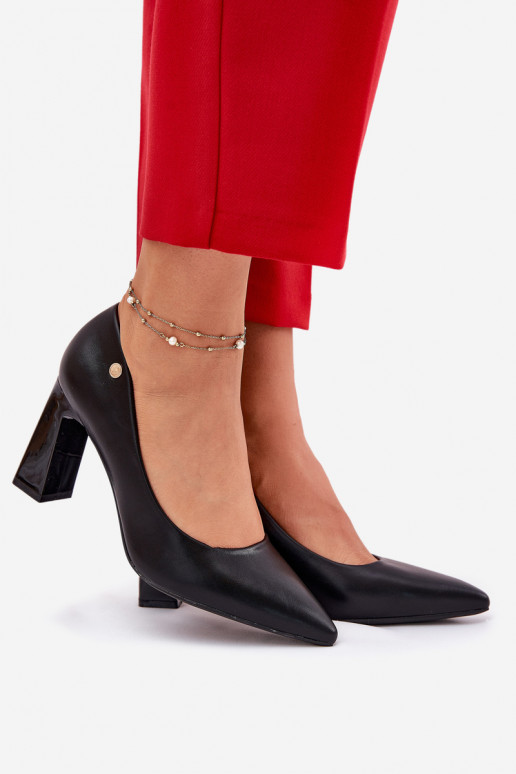 Elegante stijl hakken Vinceza 62221 in zwart