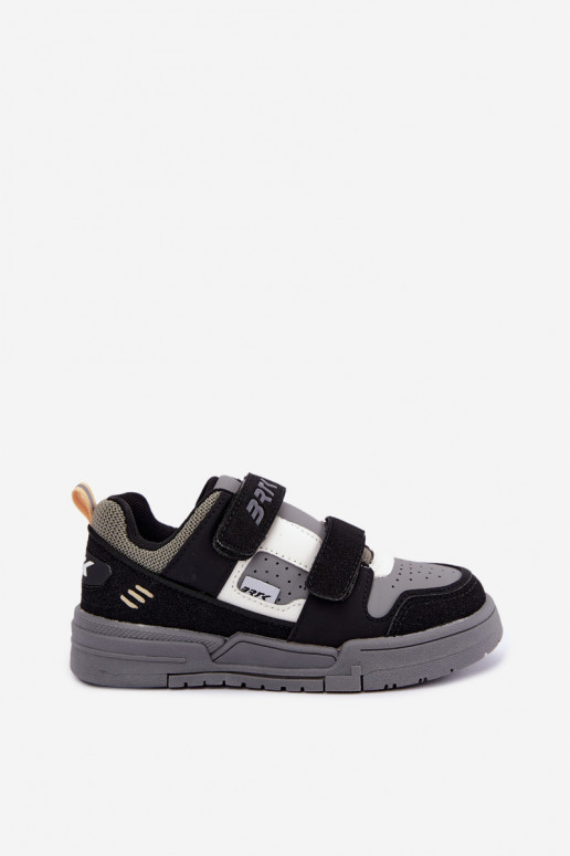 Sneakers voor jongens Bartek 8700210 in zwart en grijs