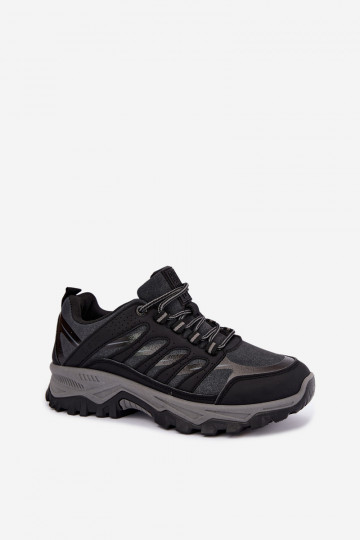 Heren Big Star UU174240 wandelschoenen in zwart