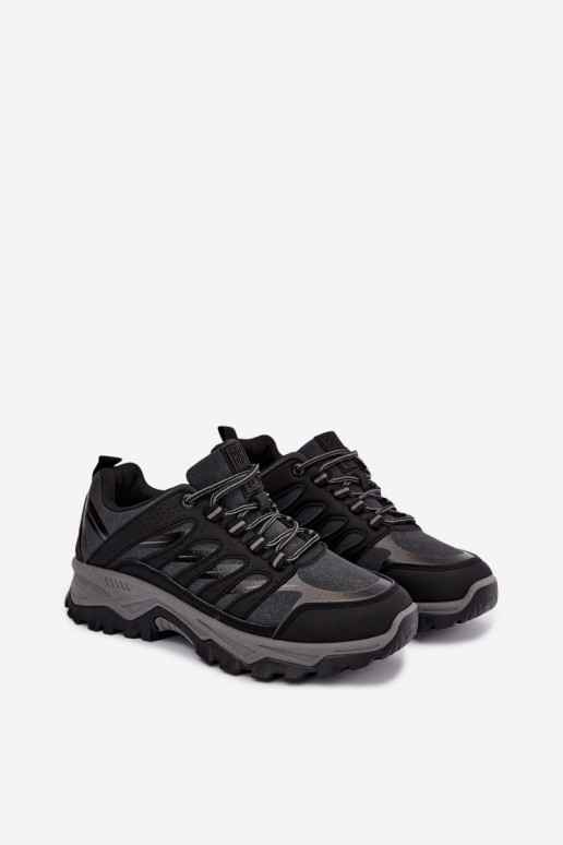 Heren Big Star UU174240 wandelschoenen in zwart
