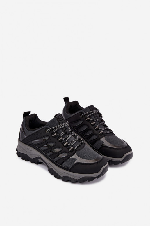 Heren Big Star UU174240 wandelschoenen in zwart