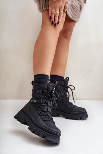 Zwarte dames sneeuwlaarzen Lee Cooper LCJ-24-47-3144 2
