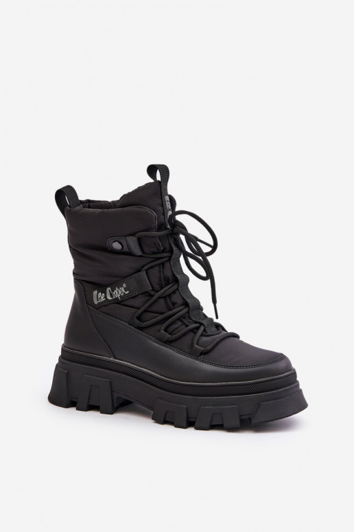 Zwarte dames sneeuwlaarzen Lee Cooper LCJ-24-47-3144