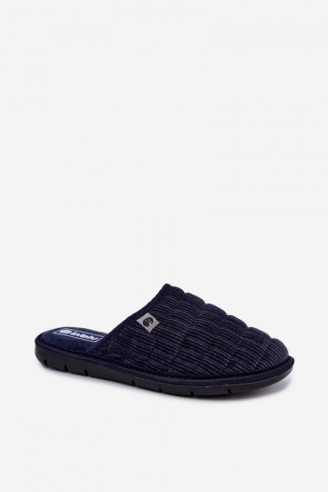 Donkerblauwe heren slippers Inblu 91000034