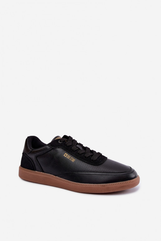 Zwarte heren sneakers Big Star UU174045
