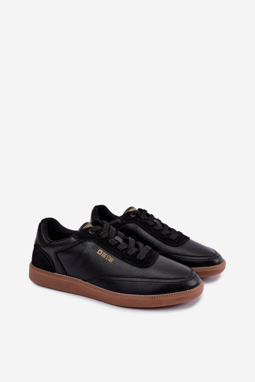 Zwarte heren sneakers Big Star UU174045