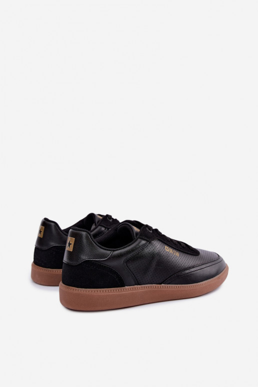 Zwarte heren sneakers Big Star UU174045