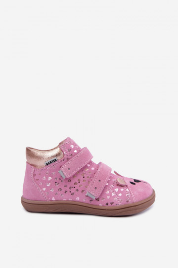 Roze kinderschoenen met hartjes Bartek 8631965 2