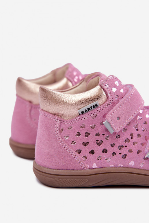 Roze kinderschoenen met hartjes Bartek 8631965