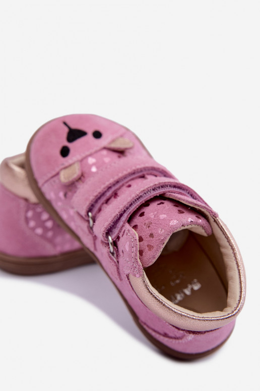 Roze kinderschoenen met hartjes Bartek 8631965
