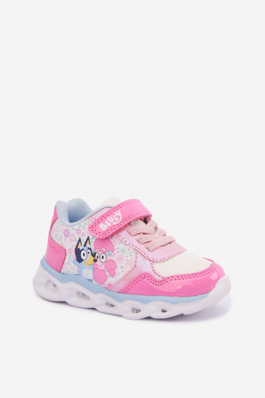 Kindersneakers Bluey met glinsterende zool 8704215 in roze