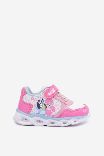Kindersneakers Bluey met glinsterende zool 8704215 in roze 2