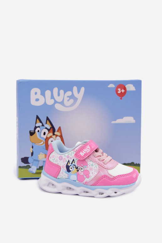 Kindersneakers Bluey met glinsterende zool 8704215 in roze