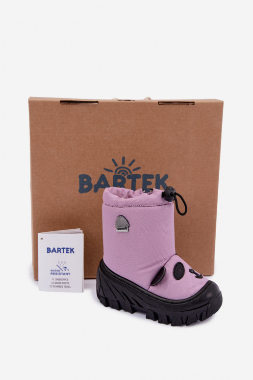 Kindersneeuwlaarzen van waterdicht materiaal Bartek 11045801 in paars