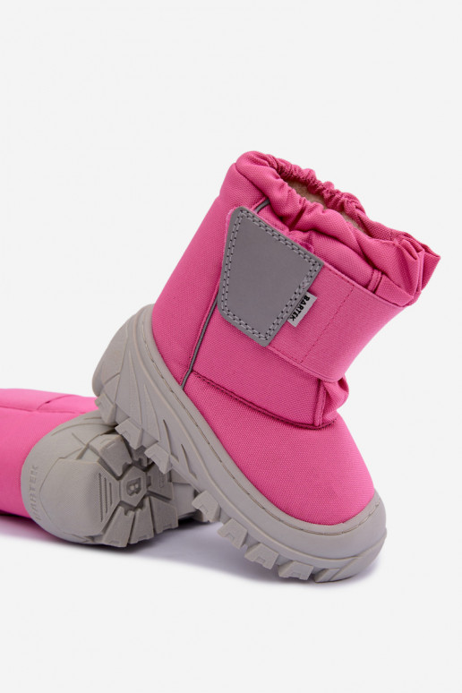 Kindersneeuwlaarzen met klittenband Bartek 11626012 in roze