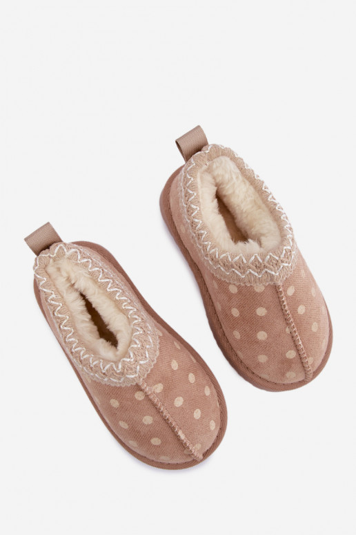 Kindersneeuwlaarzen zandkleur Ysmerine