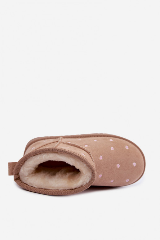 Kindersneeuwlaarzen met südametega zandkleur Gracina