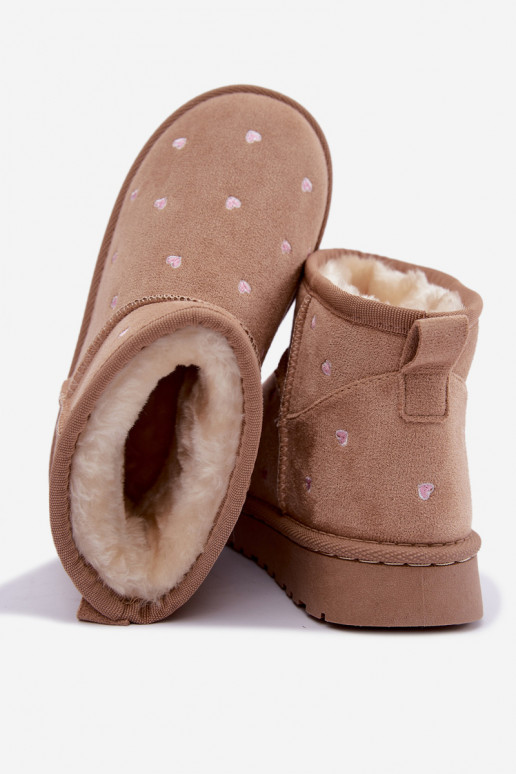 Kindersneeuwlaarzen met südametega zandkleur Gracina