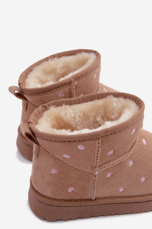 Kindersneeuwlaarzen met südametega zandkleur Gracina