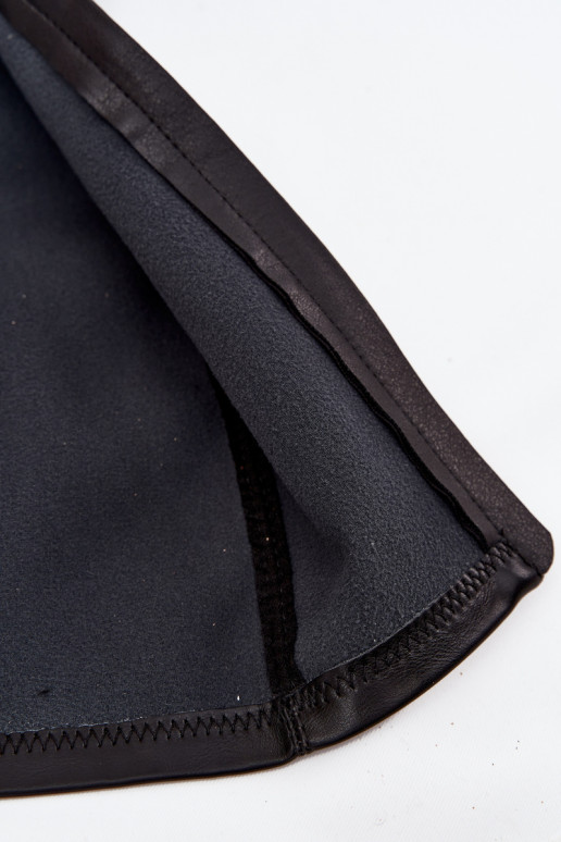 dames kniehoge laarzen van zwarte faux leather Oceana
