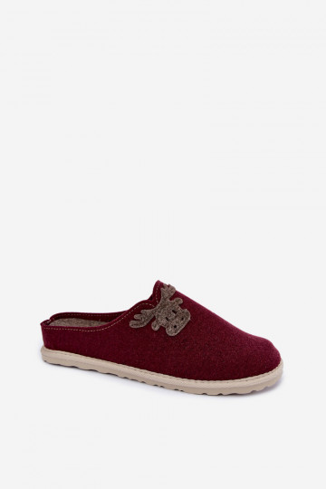 Dameslippers met herten Inblu CS000049 bordeaux