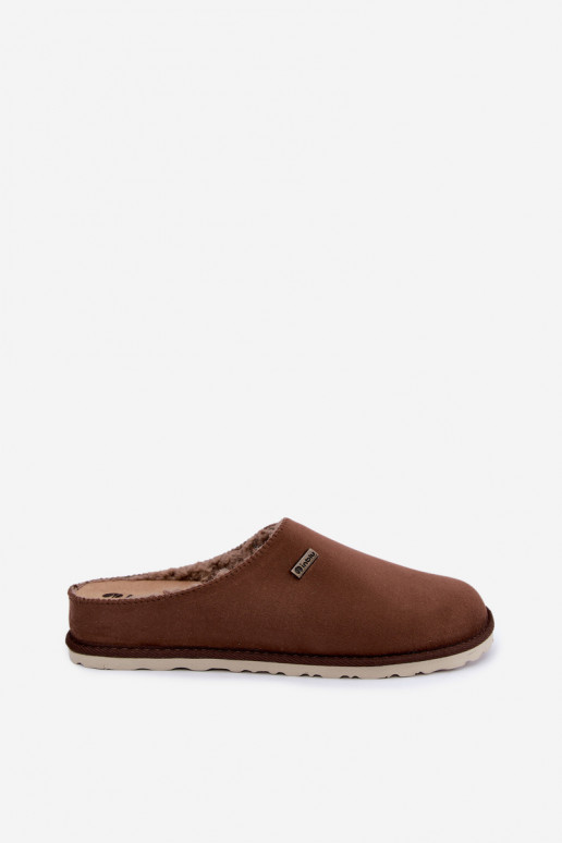 Dameshuisslippers Inblu CS000034 donkerbruin