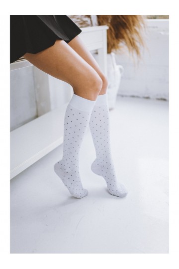 Witte damespanty's IN Stipjes