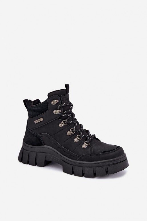 geïsoleerde damesschoenen Lee Cooper LCJ-26-31-4580 in zwart