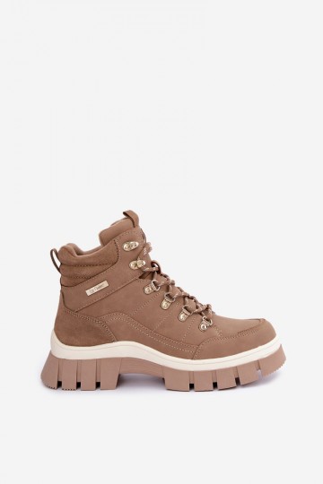 geïsoleerde damesschoenen Lee Cooper LCJ-26-31-4582 in zandkleur 2