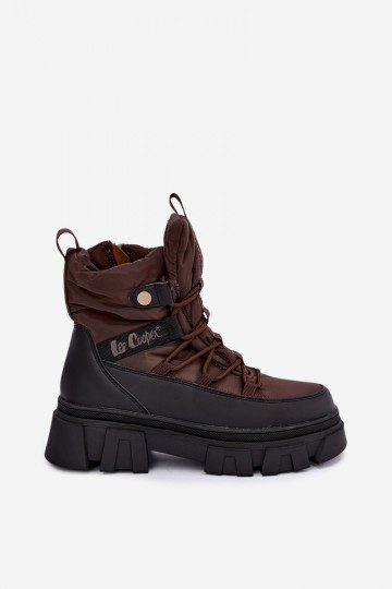 dames sneeuwlaarzen Lee Cooper LCJ-26-01-4631 in bruin 2