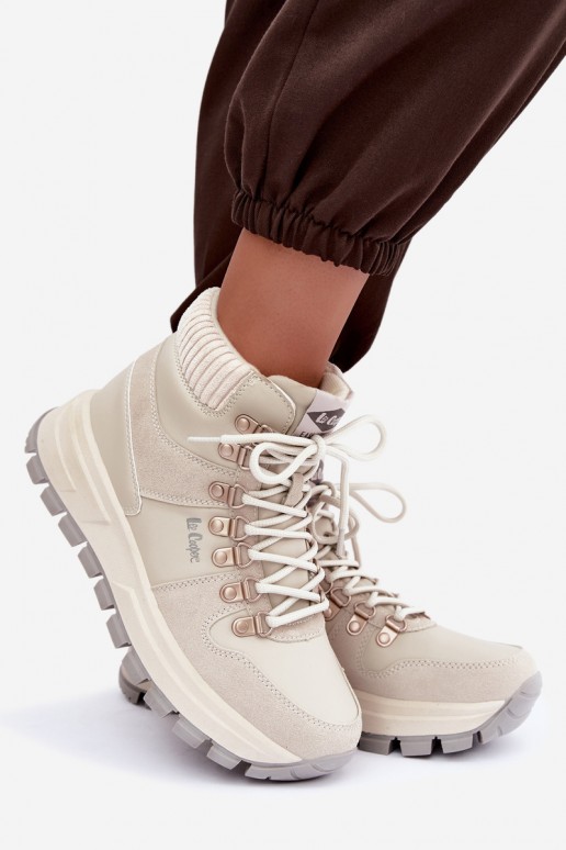 geïsoleerde damesschoenen Lee Cooper LCJ-26-03-4525 in grijs